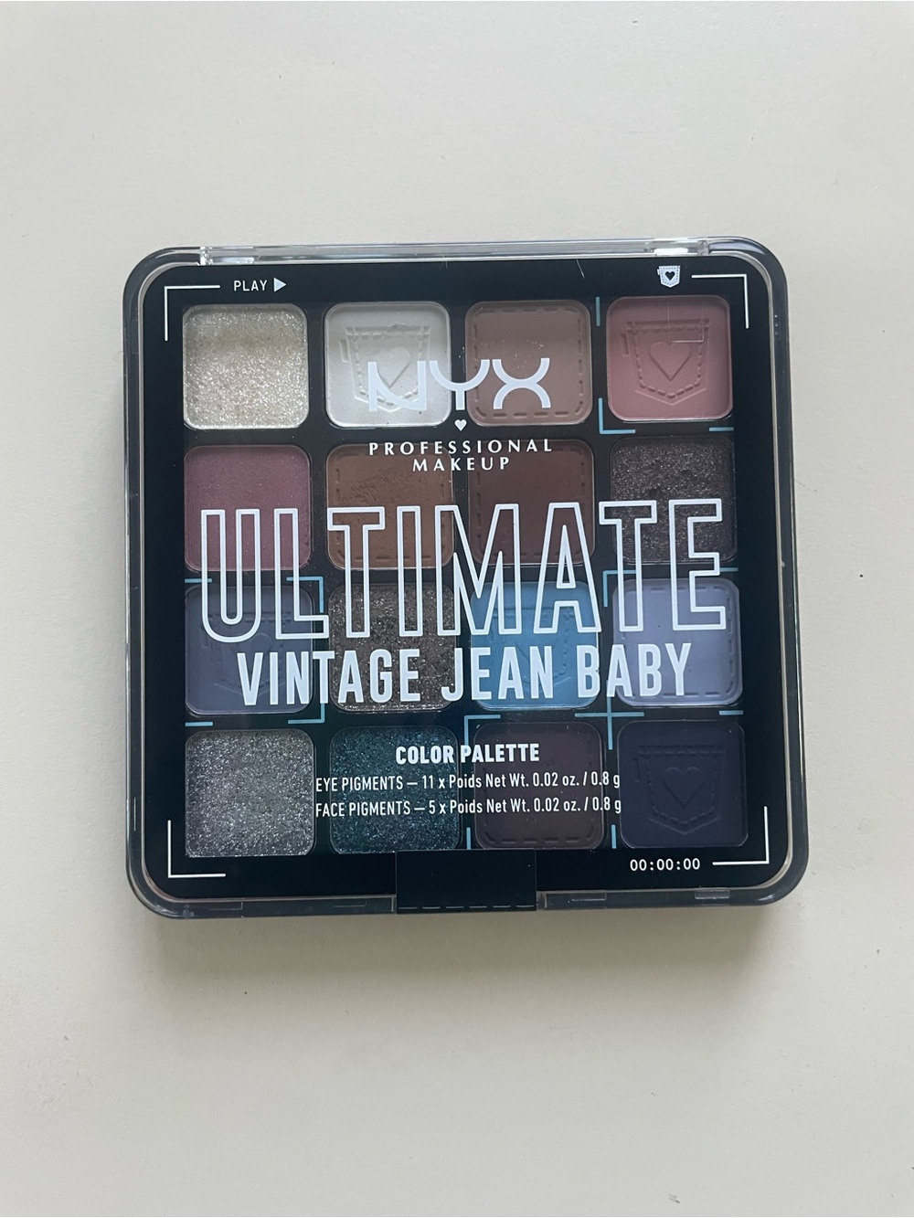 NYX Ultimate Vintage Jean Baby Eyeshadow Palette - Multi-Color